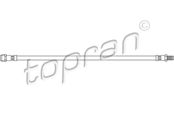 TOPRAN 400 423 Flessibile del freno