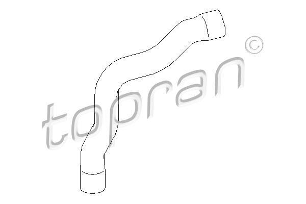TOPRAN 401 959 Flessibile radiatore-Flessibile radiatore-Ricambi Euro