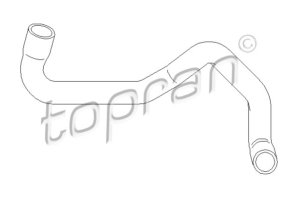 TOPRAN 401 960 Flessibile radiatore-Flessibile radiatore-Ricambi Euro