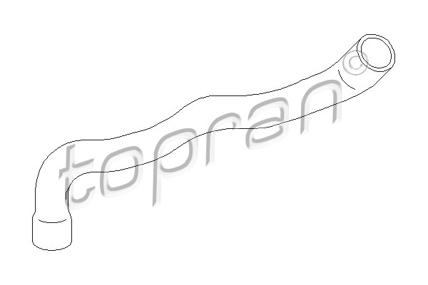 TOPRAN 401 966 Flessibile radiatore-Flessibile radiatore-Ricambi Euro