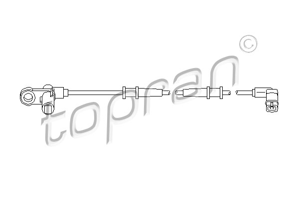 TOPRAN 401 547 Sensore, N° giri ruota-Sensore, N° giri ruota-Ricambi Euro