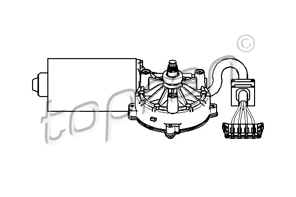 TOPRAN 401 531 Motor stěračů