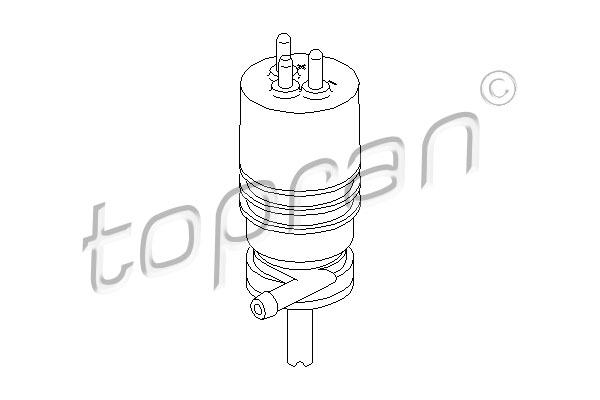 TOPRAN 400 117 Pompa acqua lavaggio, Pulizia cristalli-Pompa acqua lavaggio, Pulizia cristalli-Ricambi Euro