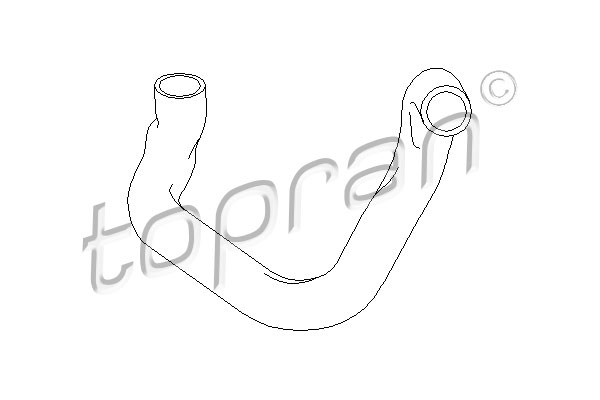 TOPRAN 500 458 Flessibile radiatore-Flessibile radiatore-Ricambi Euro