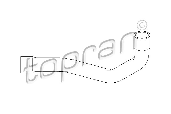 TOPRAN 501 571 Flessibile radiatore-Flessibile radiatore-Ricambi Euro