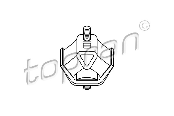 TOPRAN 500 001 Sospensione, Motore