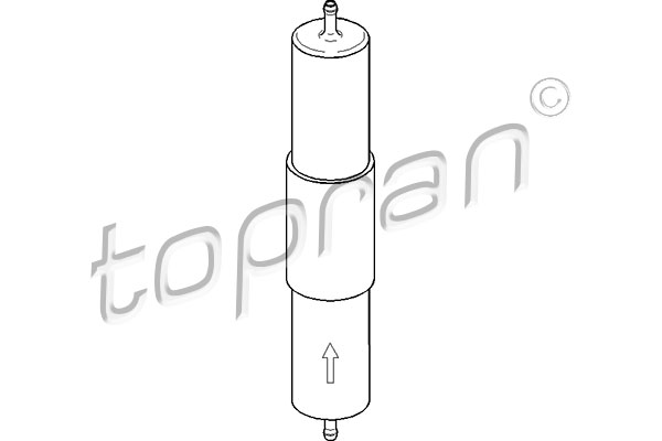 TOPRAN 500 739 Filtro carburante