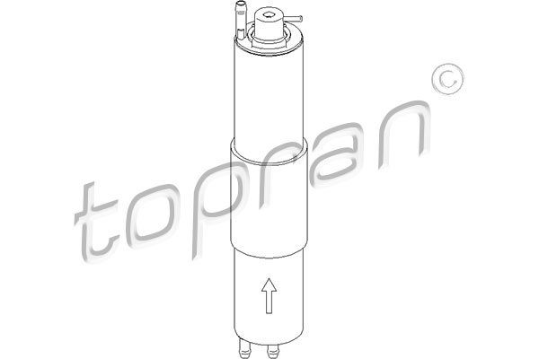 TOPRAN 500 740 Filtro carburante