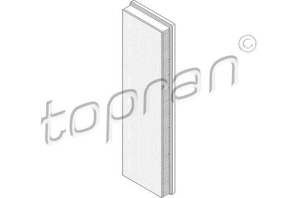 TOPRAN 500 226 Filtro aria