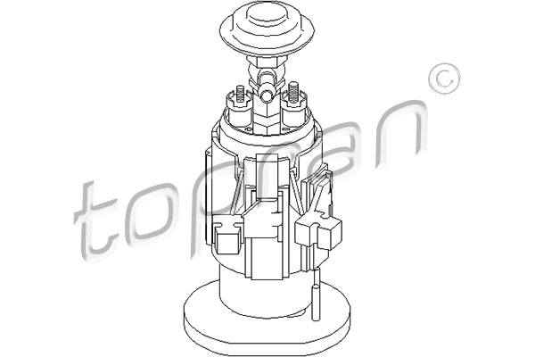 TOPRAN 500 815 Pompa carburante