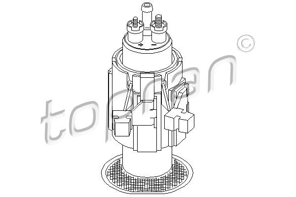 TOPRAN 500 817 Pompa carburante