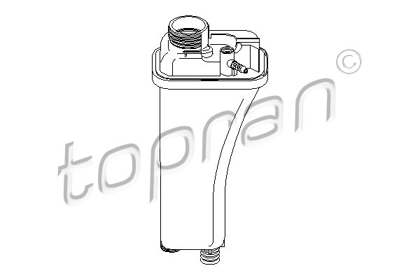 TOPRAN 500 790 Serbatoio compensazione, Refrigerante-Serbatoio compensazione, Refrigerante-Ricambi Euro