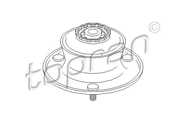 TOPRAN 501 324 Supporto ammortizzatore a molla
