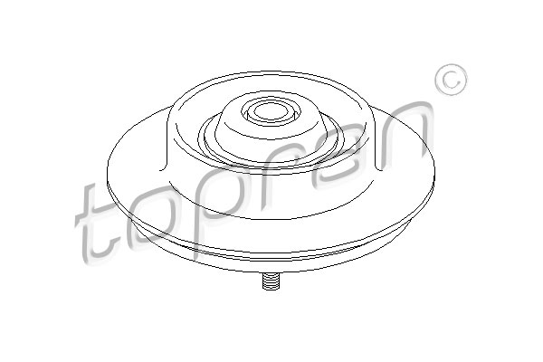 TOPRAN 500 870 Supporto ammortizzatore a molla