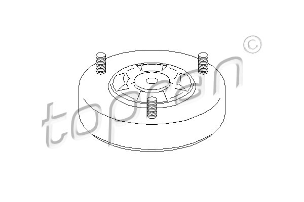 TOPRAN 501 302 Supporto ammortizzatore a molla