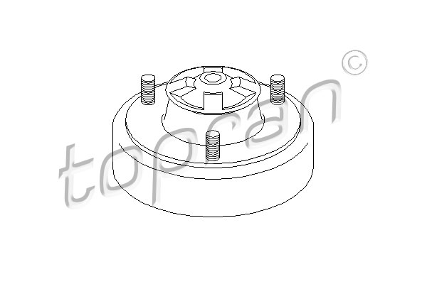 TOPRAN 500 046 Supporto ammortizzatore a molla