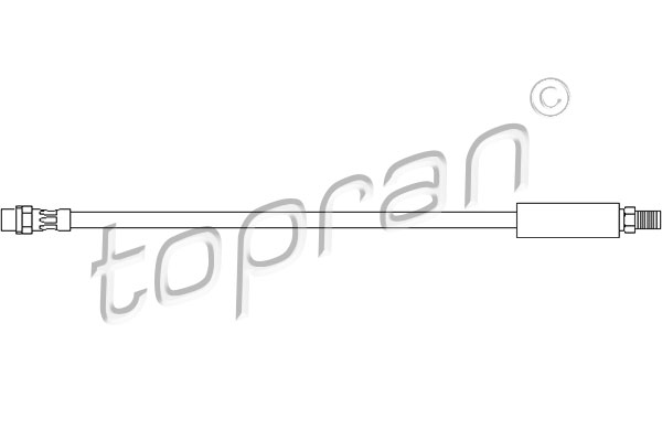 TOPRAN 500 195 Flessibile del freno-Flessibile del freno-Ricambi Euro