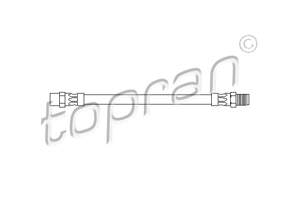 TOPRAN 500 204 Flessibile del freno-Flessibile del freno-Ricambi Euro