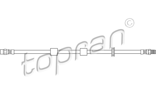 TOPRAN 500 199 Flessibile del freno