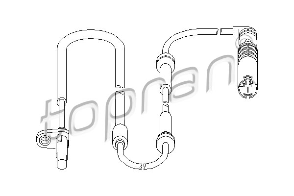TOPRAN 501 464 Sensore, N° giri ruota-Sensore, N° giri ruota-Ricambi Euro