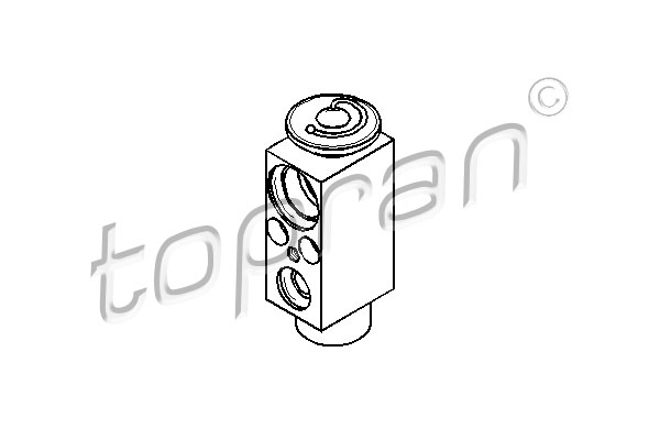 TOPRAN 501 491 Valvola ad espansione, Climatizzatore-Valvola ad espansione, Climatizzatore-Ricambi Euro