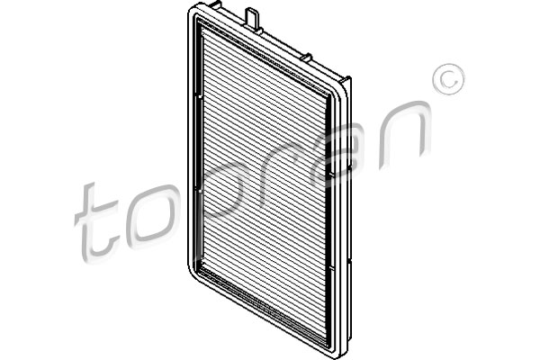 TOPRAN 500 219 Filtro, Aria abitacolo-Filtro, Aria abitacolo-Ricambi Euro