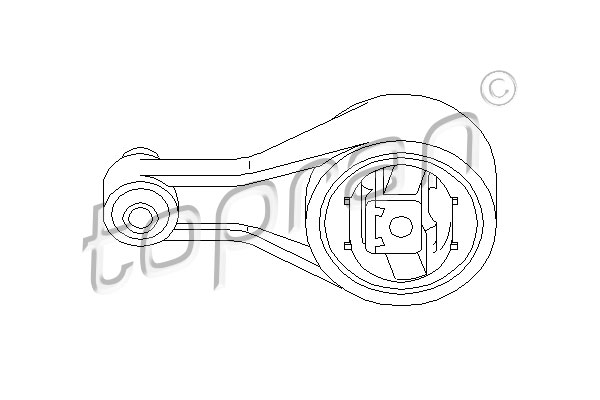 TOPRAN 700 322 Sospensione, Motore