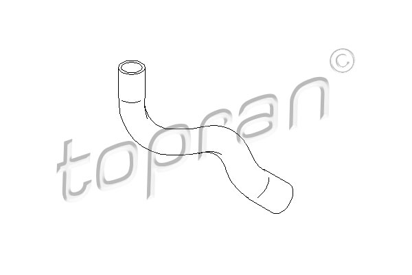TOPRAN 700 498 Flessibile radiatore-Flessibile radiatore-Ricambi Euro