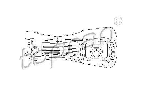 TOPRAN 700 527 Sospensione, Motore