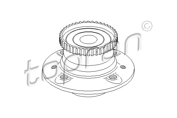 TOPRAN 700 177 Mozzo ruota-Mozzo ruota-Ricambi Euro