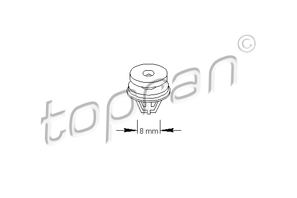 TOPRAN 700 586 Clip