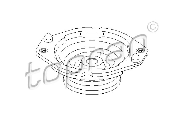 TOPRAN 700 362 Supporto ammortizzatore a molla