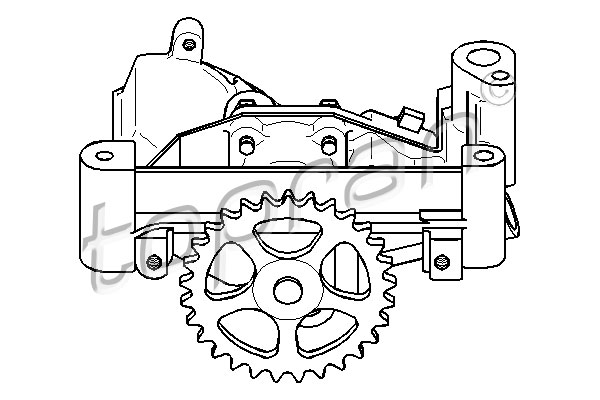 TOPRAN 721 208 Pompa olio