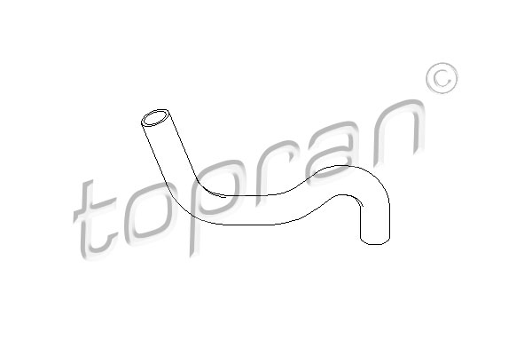 TOPRAN 721 832 Flessibile radiatore-Flessibile radiatore-Ricambi Euro
