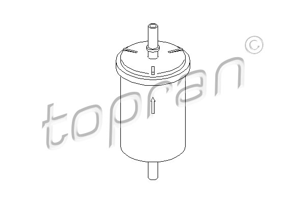 TOPRAN 720 937 Filtro carburante