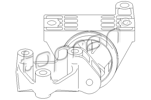 TOPRAN 722 092 Sospensione, Motore