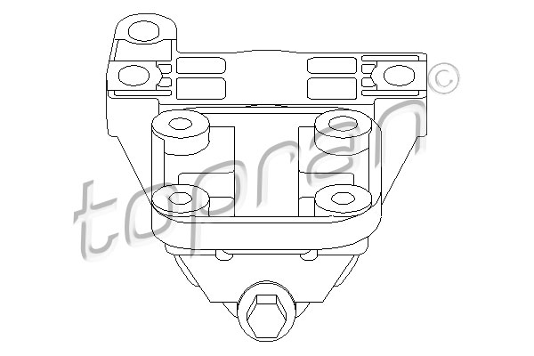 TOPRAN 722 093 Sospensione, Motore-Sospensione, Motore-Ricambi Euro