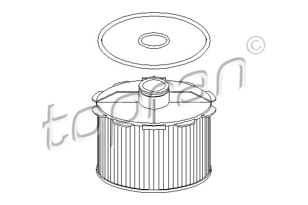 TOPRAN 720 949 Filtro carburante