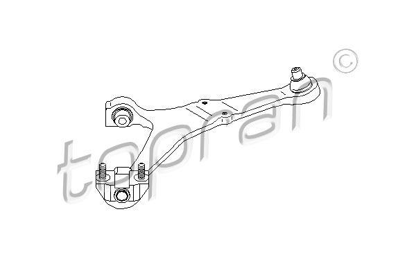 TOPRAN 720 205 Braccio oscillante, Sospensione ruota