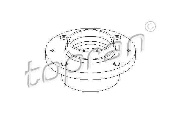 TOPRAN 722 247 Mozzo ruota