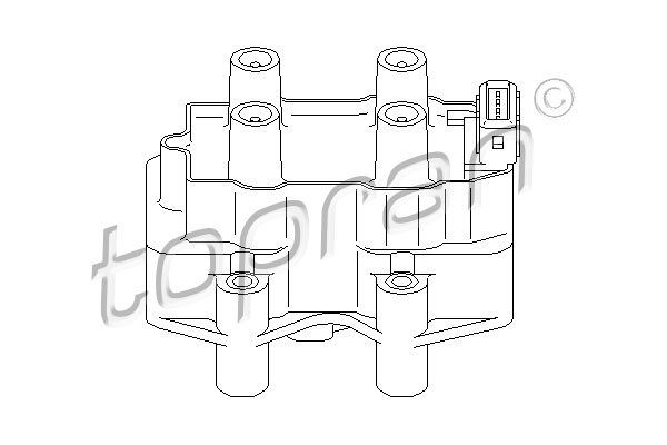 TOPRAN 720 313 Bobina d'accensione