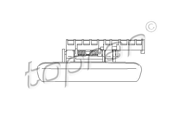 TOPRAN 721 742 Rukojet dveri