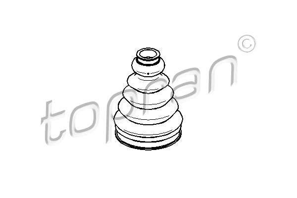 TOPRAN 111 772 Cuffia, Semiasse-Cuffia, Semiasse-Ricambi Euro