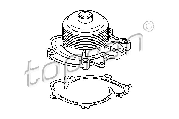 TOPRAN 401 916 Pompa acqua-Pompa acqua-Ricambi Euro