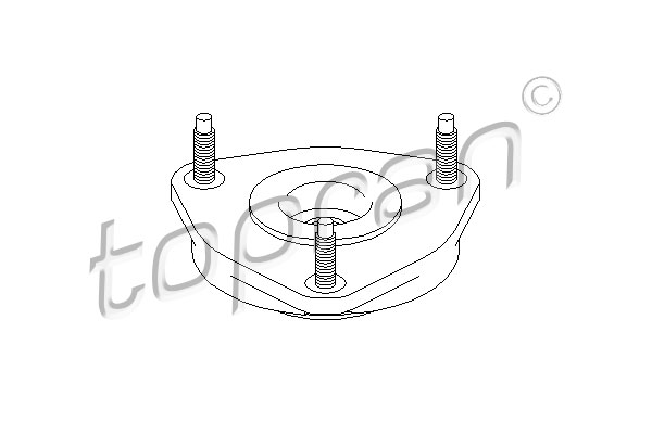 TOPRAN 303 993 Supporto ammortizzatore a molla