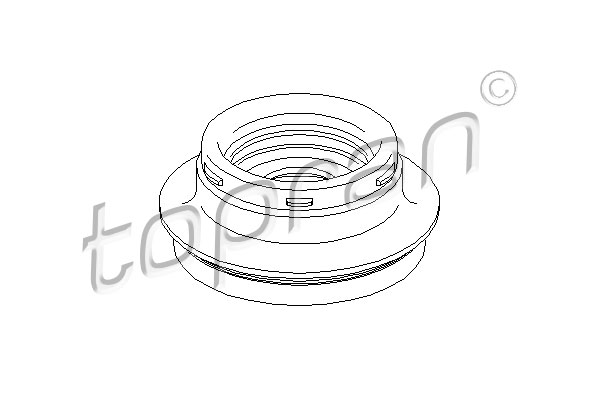 TOPRAN 304 044 Cuscinetto volvente, Supporto ammortizz. a molla