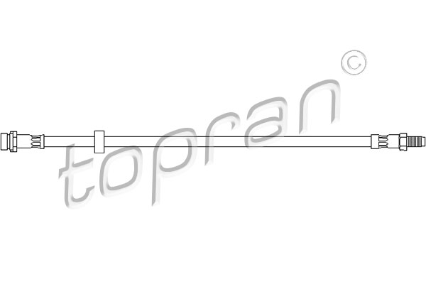 TOPRAN 304 153 Flessibile del freno-Flessibile del freno-Ricambi Euro