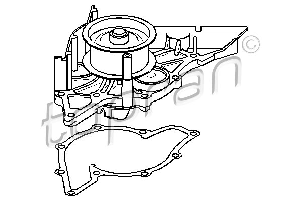 TOPRAN 112 942 Pompa acqua