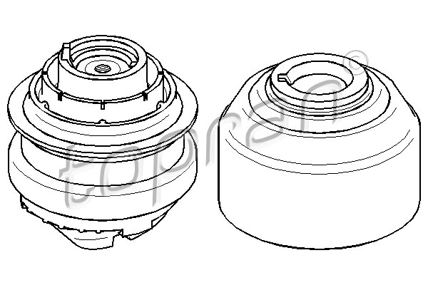 TOPRAN 407 841 Sospensione, Motore