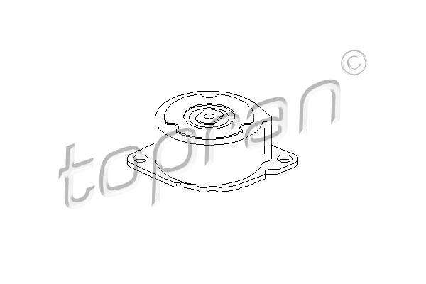 TOPRAN 501 690 Tendicinghia, Cinghia Poly-V